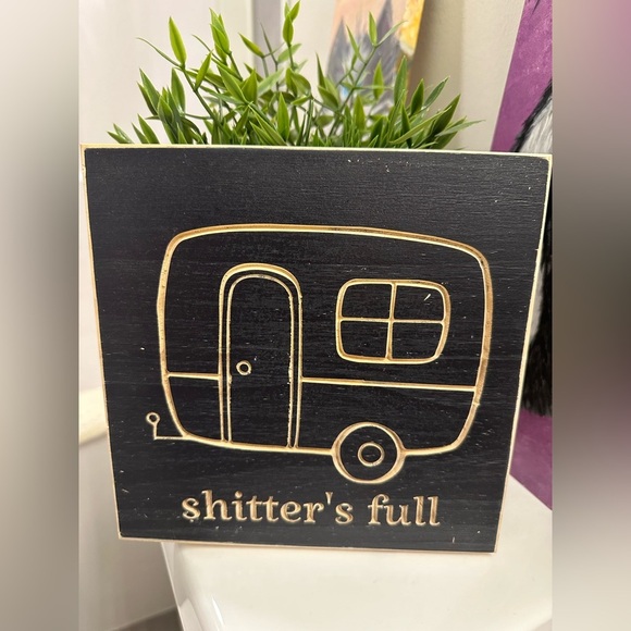 Funny Bathroom Sign | unique bathroom accessory or for Party decor - Picture 2 of 3